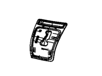 Jeep 5LN401X9AC BEZEL Gear Shift Indicator