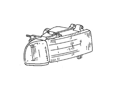 Mopar V7106748AA Lamp Headlamp Parking And Turn