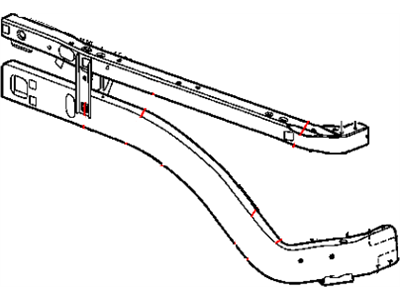 Dodge 55275695AE CLOSURE Radiator