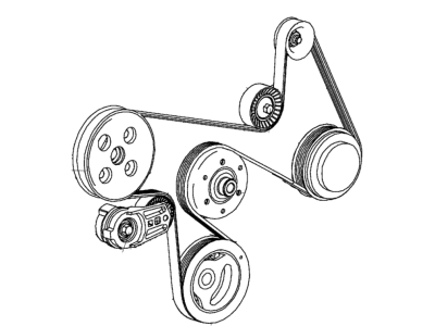 Jeep 53032956AA Pulley