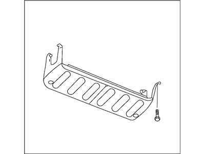 Jeep 82208305 PLATE PACKAGE Skid - Front