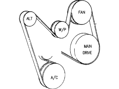 Dodge 53040171 BELT, Drive