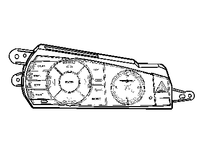 Chrysler 4685911AC SWITCH POD Instrument Panel Includes Clock
