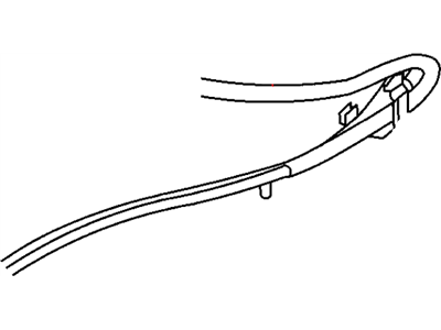 Chrysler Accelerator Cable - 4861742AD