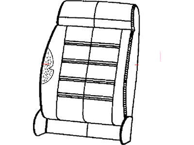 Jeep 5MF31DX9AA COVER Front Seat Back