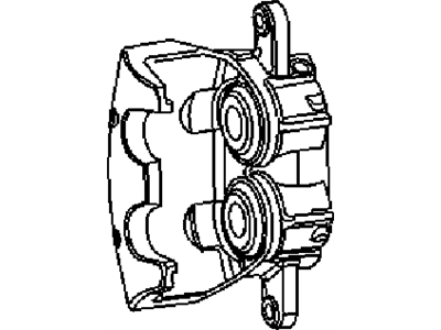 Chrysler R5137670AB CALIPER ASSEMBLY Disc Brake Front