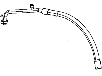 Mopar 55080016AB Line A/C Suction Includes: O - Rings, Seals, Valve Core, Cap