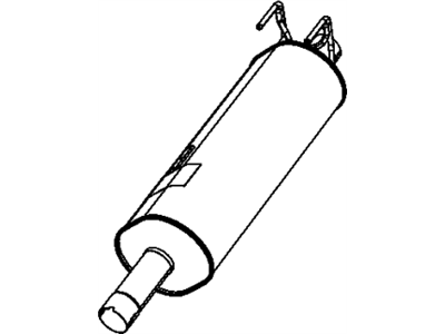 Ram 68143586AF MUFFLER Exhaust