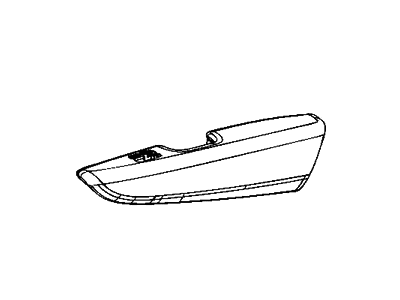 Mopar 6FM88LR5AA Armrest Rear Door Trim Mopar 6FM88LR5AA Armrest Rear Door Trim