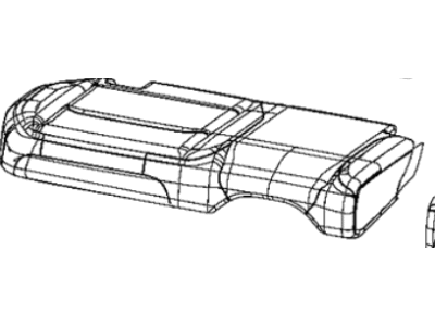 Mopar 6PX08TX7AE Cover Rear Seat Cushion Right Mopar 6PX08TX7AE Cover Rear Seat Cushion Right