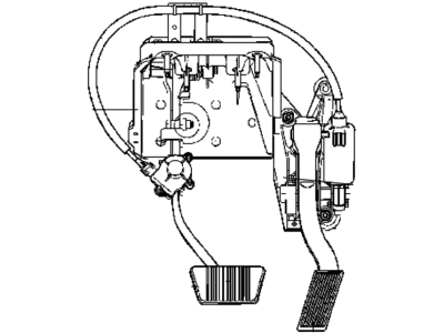 Dodge 53032684AC PEDAL Accelerator
