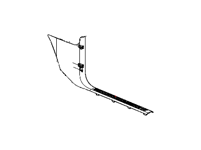 Mopar 1DX68DX9AB Panel Scuff Front