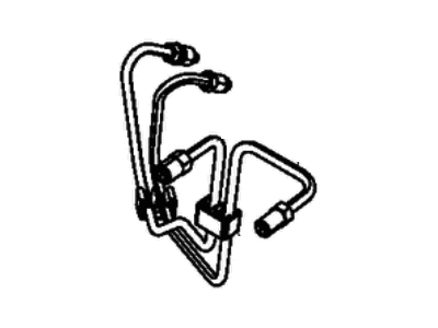 Mopar 68240124AB Tube Assembly, Brake Master Cylinder To HCU