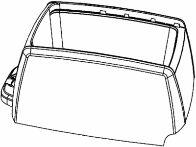 Dodge 1JC92LTUAA BASE Floor Console