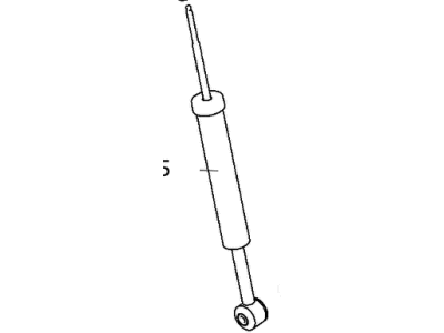 Chrysler 68143168AA SHOCK ABSORBER Suspension Rear