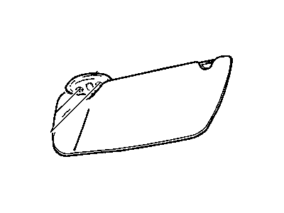 Dodge ZC341D1AA VISOR Illuminated