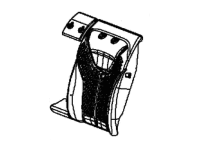 Mopar 5SJ29LR5AA Cover Rear Seat Back Left 5SJ29LR5AA Mopar Cover Rear Seat Back Left Illustration 1 of 1