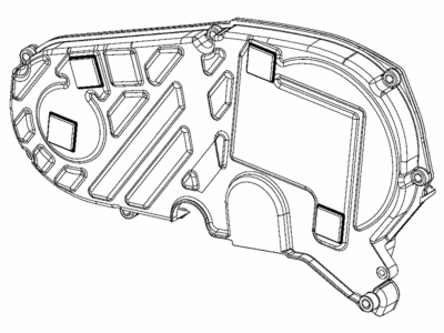 Jeep 68325906AA COVER Timing Belt