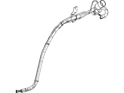 Dodge 68243686AB TUBE Fuel Filler