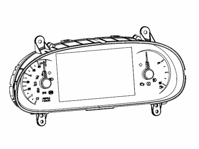 Dodge 68270649AA CLUSTER Instrument Panel