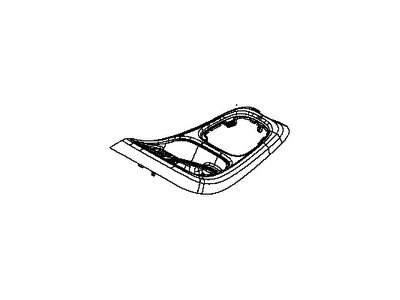 Jeep 6NE88DX8AA BEZEL Gear Shift Indicator