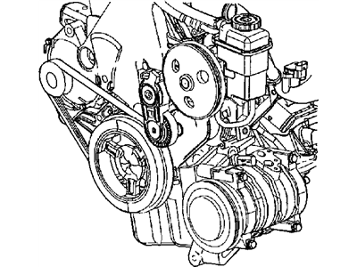 Mopar 4668364AC Tensioner And Bracket Engine Mount Mopar 4668364AC Tensioner And Bracket Engine Mount