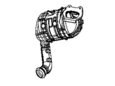 Mopar 68323149AB Manifold Exhaust And Catalytic Converter Maniverter