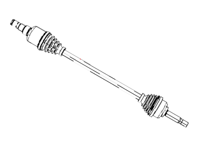 Mopar 4743819AB Shaft Axle Half