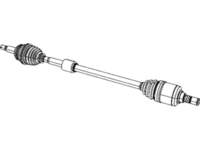 Jeep RL105772AG SHAFT Axle Half