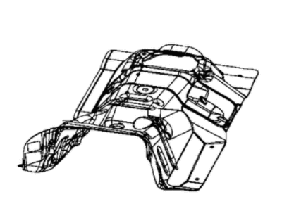Jeep 68292163AD INSULATION Floor Floor, Tunnel, Transmission