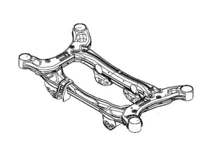 Jeep 68302143AB ISOLATOR Crossmember