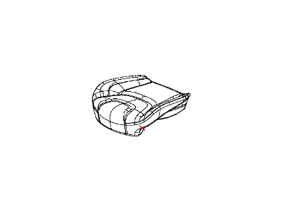 Jeep 5VG00DX9AA COVER Front Seat Cushion