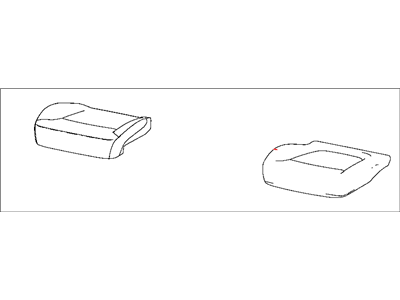 Dodge 5SP84DX9AA COVER Front Seat Cushion