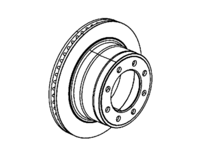 Mopar 68290077AA Rotor Brake Rear Mopar 68290077AA Rotor Brake Rear