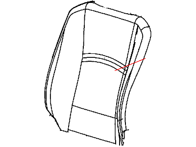 Ram 5MV97LU7AA COVER Front Seat Back