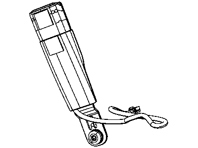 Jeep 1GQ92DX9AA SEAT BELT Front Inner