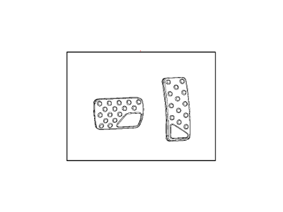 82212055 Mopar Pedal Kit Brake And Accelerator Illustration 1 of 1