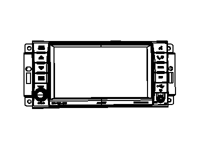 Dodge 5064402AH RADIO AM/FM/DVD/HDD/NAV/SDARS