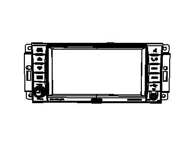 Mopar 5064248AG Radio Mw / FM / Dvd / Hdd / Mp3 / Rear Camera