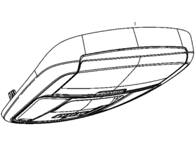 Dodge 5PL41DX9AD CONSOLE Overhead