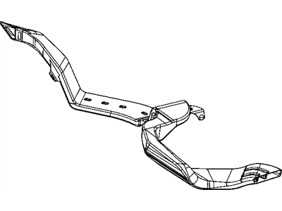 Ram 55056920AB DUCT Floor Rear