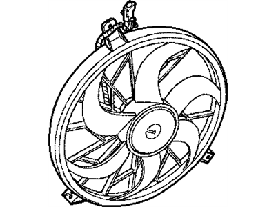 Jeep 52079654AD FAN Cooling Mechanical