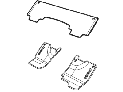 6BR241X7AC Mopar Mat Kit Floor Front And Rear Illustration 1 of 1
