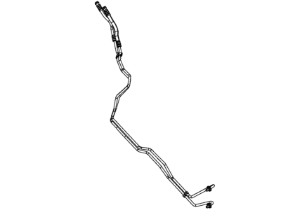 Ram 68184923AE HOSE AND TUBE Oil Cooler Pressure and Return