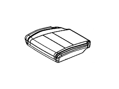 Mopar 6MJ24DX9AA Cover Rear Seat Cushion 3RD Row Mopar 6MJ24DX9AA Cover Rear Seat Cushion 3RD Row