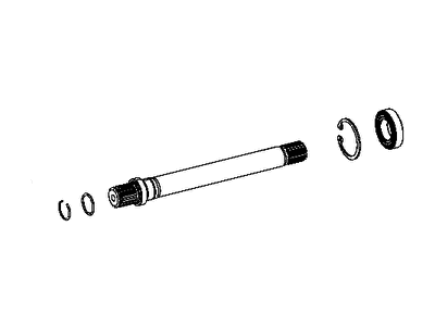Jeep 68237777AA SHAFT KIT Intermediate
