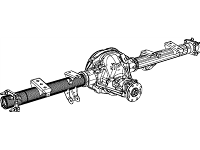 Dodge 68031088AA AXLE Service Rear
