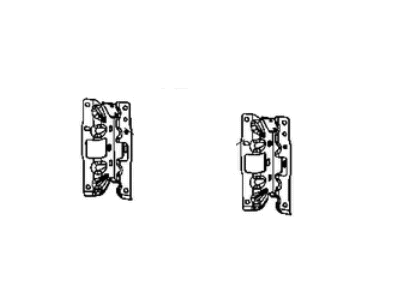 68362294AC Mopar Bracket Bumper Illustration 1 of 1