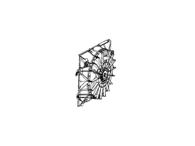 Mopar 52014772AE Fan Module Radiator Cooling