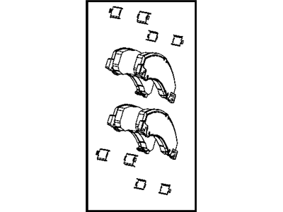 Mopar 68034093AA Pad Kit Disc Brake Mopar 68034093AA Pad Kit Disc Brake